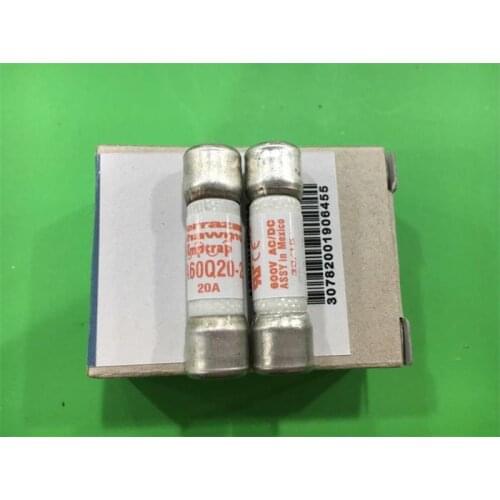 Free shipping 5pcs A60Q20-2 fuse Ferraz French Roland genuine 10X38MM 20A 600V