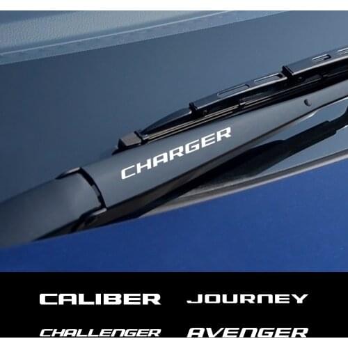 For Dodge AVENGER CALIBER CARAVAN CHALLENGER CHARGER DART DURANGO JOURNEY NITRO RAM Accessories Car Windshield Wiper Stickers