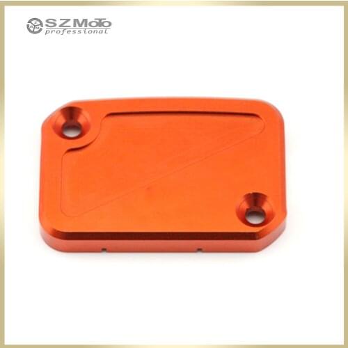 For KTM DUKE 125/200/300 2013 2014 2015 Motorcycle Accessories Front Brake Master Cylinder Fluid Reservoir Cover Cap CNC Logo