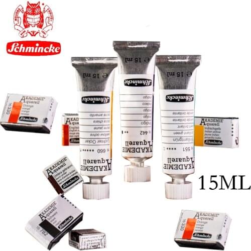 German schmincke watercolor paint acrylic paint owl 24 color college tubular watercolor paint solid oil paint art supplies