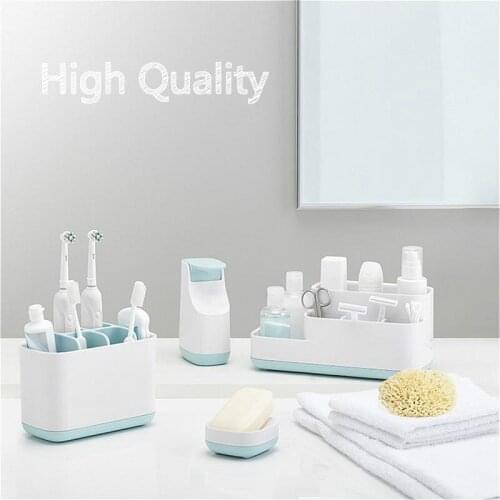 Creative Makeup Storage Storage Box Toothbrush Toothpaste Box Shampoo Bath Dispenser Soap Container Bottle Bathroom Accessories