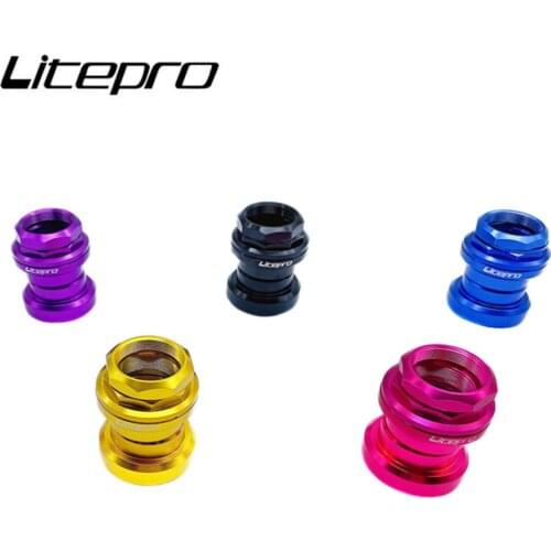Litepro Headset Bowl Group External 34MM Front Fork Frame Headset For Brompton Folding Bicycle Parts