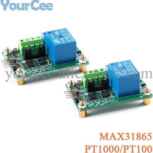 MAX31865 PT100 PT1000 Platinum Resistance Temperature Measurement Module Temperature Detector Board RTD Sensor Module