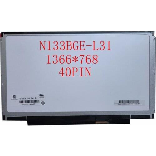 N133BGE-L31 B133XW01 LP133WH2 for Lenovo U310 U350 V360 V370G Z370 Z380 Lcd Screen LVDS 40pin