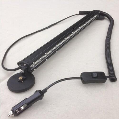 Rubber Magnet Mount base 20" Led bar 12v/24v Car Bumper Hook Roof headlight Spot/Flood Led driving fog light Offroad light bars