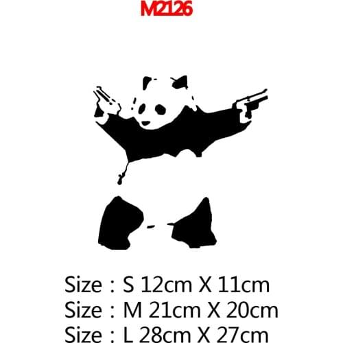 Small Town Fun Panda Car Stickers Vinyl Auto Sticker Oil Tank Cover Car Styling Custom Sticker