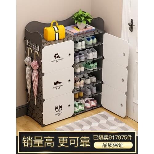 Shoe rack portable economical contracted shelf organizer multi-function multilayer Shoe ark apart shelves for bedroom