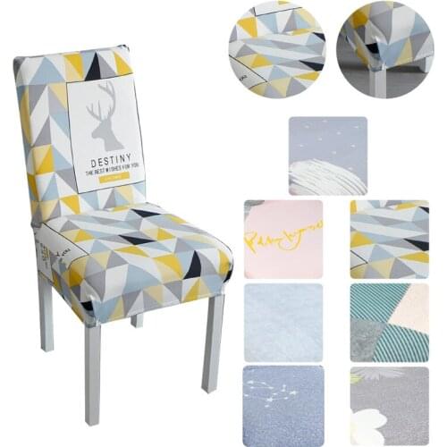 Fabric Chair Cover for Dining Room Chairs Cover Spandex Elastic Chair Covers for Kitche Office Chair Cover for Armchair for Home
