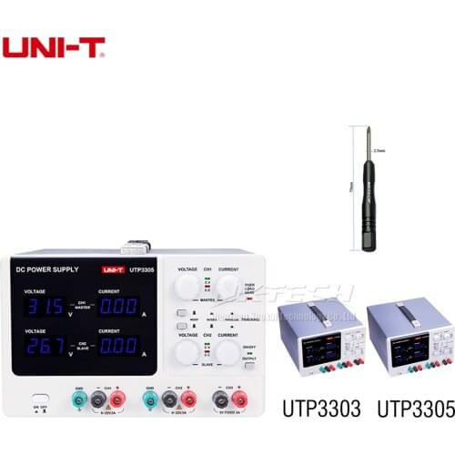UNI-T UTP3303 UTP3305 Digital DC Power Supply High Precision Constant 2CH Voltage 3CH Current 32V 5A 207W 335W Phone PAD Repair