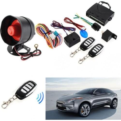 802B-8152 Universal Anti-theft One-Way Remote Control Car Vehicle Burglar Alarm System Car Accessories Supplies Goods