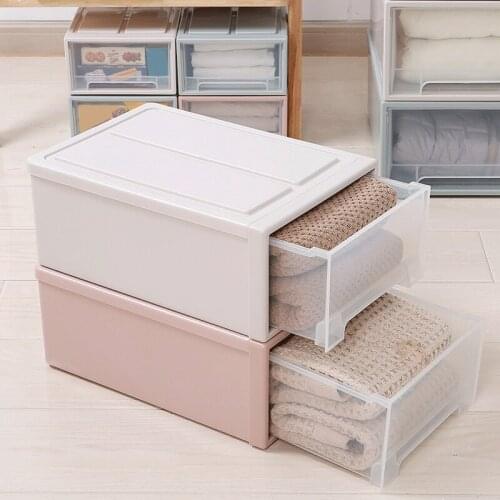 Storage Box Case Organizers Drawer Portable Stackable for Bra Clothes Wardrobe GQ
