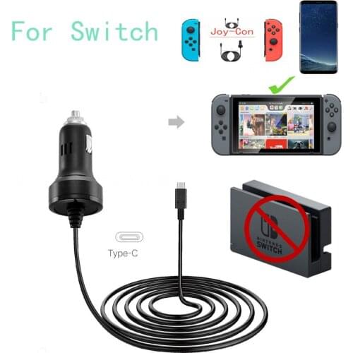 5V 2.4A Games Chargers USB Type-C For Switch Car Chargers Power Adapter Fast Charging For Switch Games Accessorie