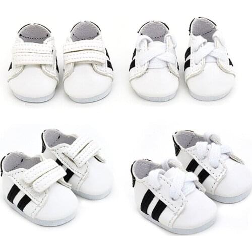 10Pcs 6 Cent BJD 5CM Baby Shoe Lacing Sneaker Baby Casual Sneaker