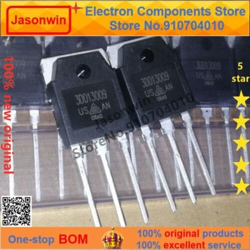 100% nuevo 50 unids/lote original diode 3DD13009AN 12A 700V D13009 TO-3P Transistor