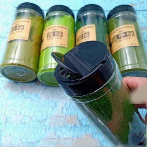 500ml/Bottle Simulation Tree Powder Model Turf Flock Lawn Nylon Grass Powder Train Building Miniature DIY Scene Making Material