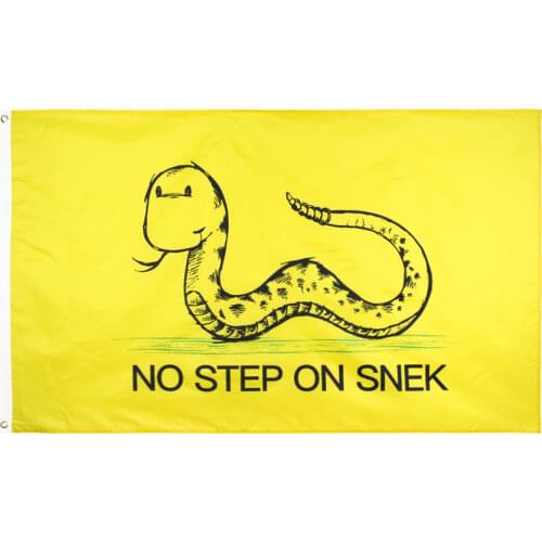 90x150cm Tea Party gadsden no step on snek flag