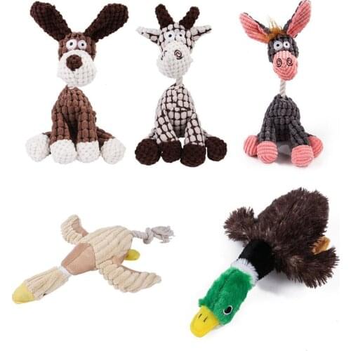 Big Dog Toy Retriever Dog Teething Voiced Duck Molar Pet Toy Supplies Stuffed Squeaking Duck Honking Duck