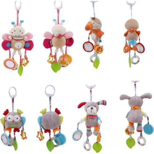 New Born Baby Stroller Toys Bell Bed & Baby Stroller Hanging Bell Toys Educational Baby Rattle Toys Styles Soft Toys Gift
