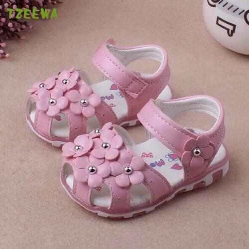 Children Shoes Girl Fashion Flower Baby Girls Sandal Princess Shoes Kids Beach Sandals Baby Toddler Shoes Bebek Ayakkabi