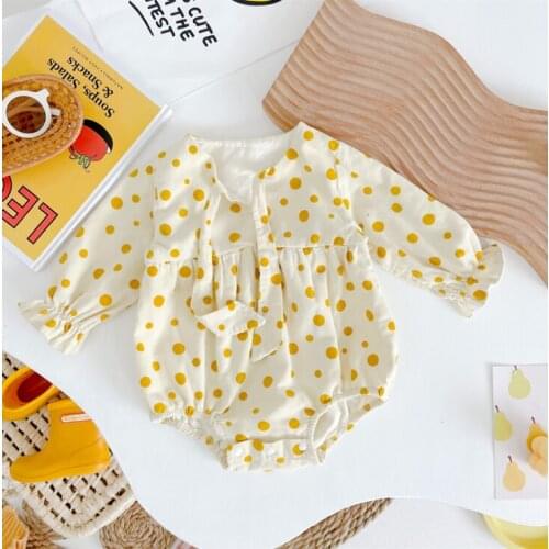 2021 new boys girls printed rompers cotton full sleeve autumn babys jumpsuit