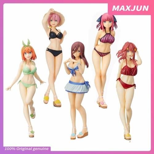 MAXJUN Anime The Quintessential Quintuplets figure Ichika Nino Miku Yotsuba Itsuki Sexy swimsuit PVC model toys Action figure