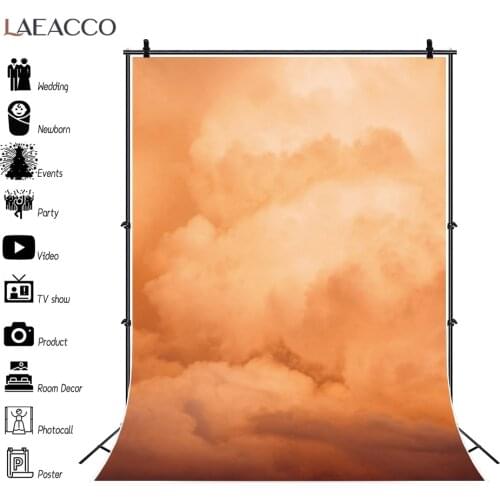 Laeacco Abstract Clouds Gradient Vintage Solid Grunge Surface Baby Portrait Photography Background Photo Backdrops Photo Studio