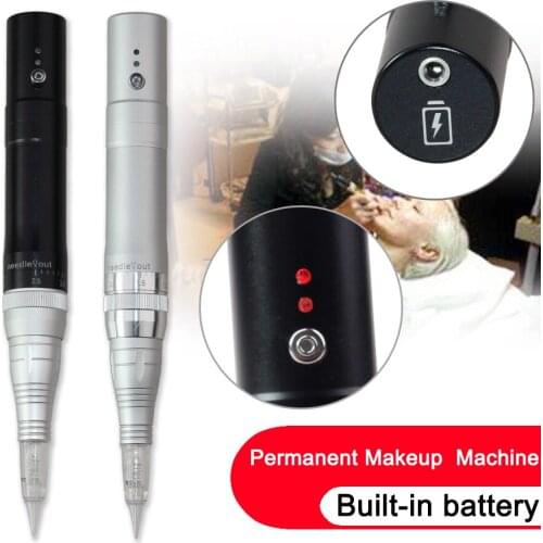 Wireless Tattoo Makeup Eyebrow Cartridges Machine Import Motor Rotary Battery Charge Permanent Makeup Machine Pen