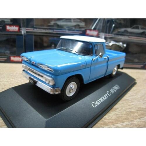 Diecast 1/43 Scale Argentina Chevrolet C-10 1961 Pickup Jeep Off-road Pickup Alloy Car Model Static Display Toys for Boys
