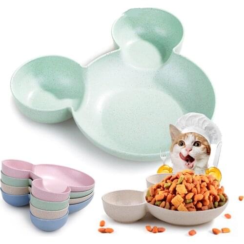 Wheat Stalk Pet Dog Bowl Slow Feeder Strong Use Anti Choking Puppy Cat Eating Dish Bowl Anti-Gulping Food Plate Pets Product