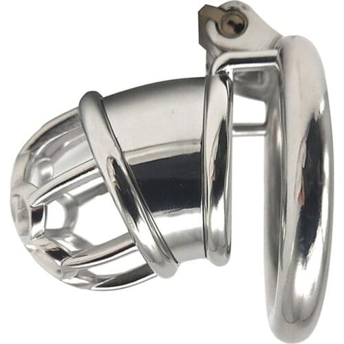 Male Chastity Ring Penis Ring Bondage Lock Big Cock Cage Metal Chastity Device Sm Game Flirting Toy Alternative Sex Shop