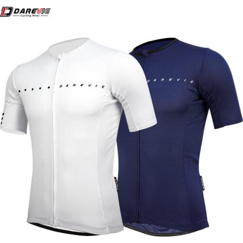 2022 New DAREVIE Cool Cycling Jersey Men 2022 Cycling Jerseys Summer Breathable Bike Jersey Short Sleeves With Reflective Strip