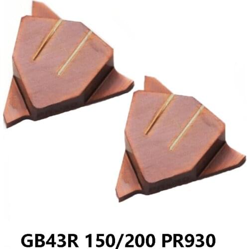 Original Carbide Inserts GB43R150 GB43R200 PR930 GB43 GB43R 150 200 CNC Lathe Tools Turning Cutter