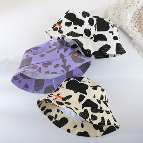 Toddler Summer Bucket Hat, Cute Leopard Animal Pattern Short Brim UV Protection Fisherman Hat For 2-6Years Baby Girls Boys