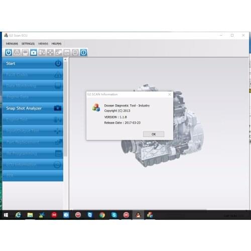 Doosan Diagnostic DDT SCR+DPF+G2 DCU+G2 ECU software package 2020