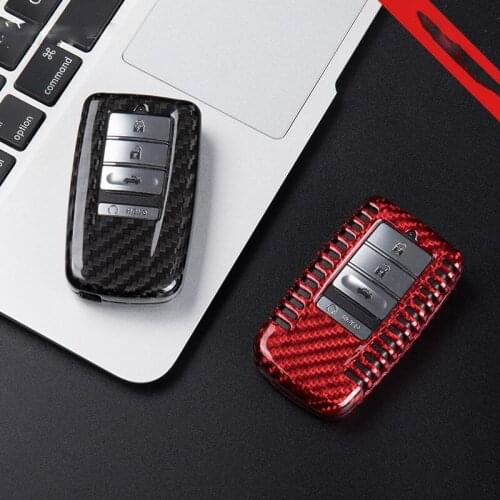 Real Carbon Fiber Car Key Case Key Cover For Acura LDX MDX RDX NSX RTLX TLX-L TLX RLX Car Styling