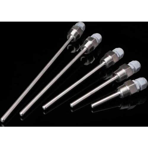 50-250mm Stainless Steel Thermowell 1/2" NPT Threads For Temperature Sensors