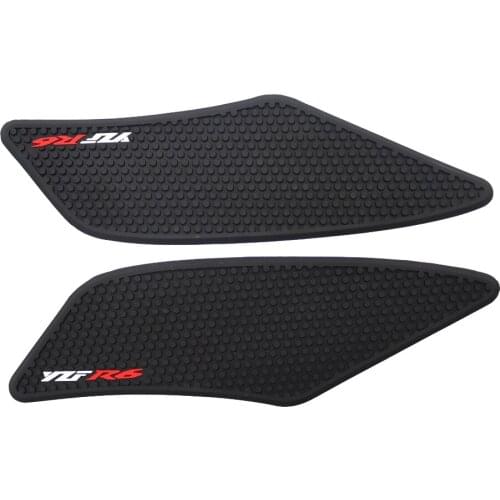 Rubber Skin Tank Pads Grips For Yamaha YZFR6 YZF-R6 2017 2018 2019 2020 2021