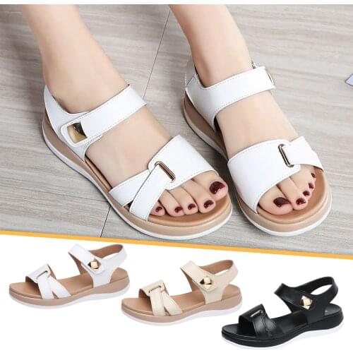 Sandals For Women Ladies 2021 Beach Summer Outdoor New Style Flat Sandals Ladies Comfortable Flat Sandals женские босоножки