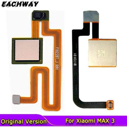 For Xiaomi Mi MAX 3 FingerPrint Sensor Button Touch ID Scanner Key Flex Cable Ribbon For Xiaomi Mi Max 2 Home Button Replace
