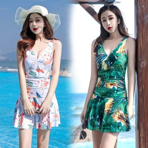 Swimsuit Female Conservative Sexy Skirt Covered Belly Summer New Fashion Thin Swimsuit