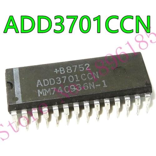 1PCS) ADD3701CCN DIP-28 3 3/4 DIGIT DVM WITH MULTIPLEXED 7-SEGMENT OUTPUT