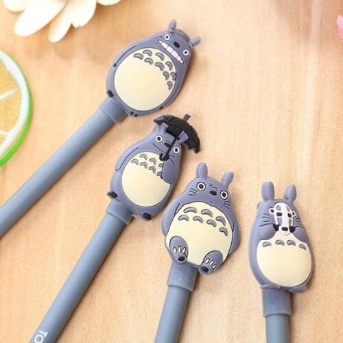 1pcs Kawaii Japan Totoro Gel Pen Set Key Kawaii School Supplies Office Stationary Photo Album Kawaii Pens School Stationery