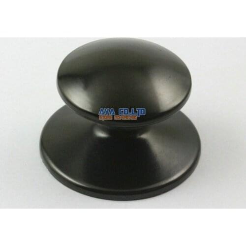 4 Pieces Home Kitchen Universal Replacement Pot Lid Cover Black Handle Knob