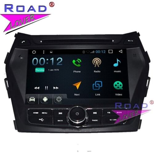 TOPNAVI Android 7.1 1G+16GB Car DVD Player Head Unit For Hyundai IX45(Santa Fe) 2013- Stereo GPS Navigation Magnitol BT