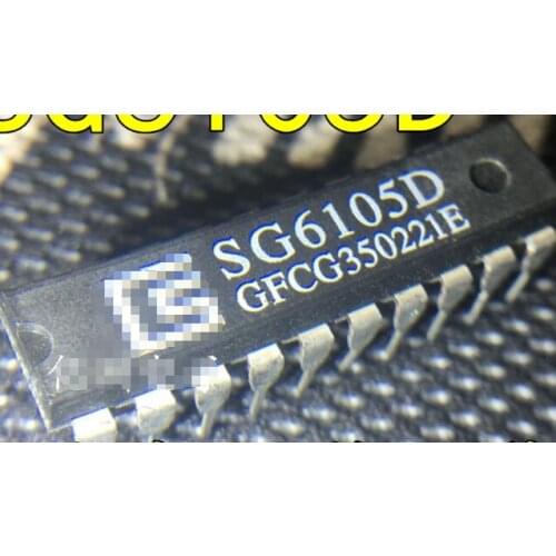 Free shipping 20 pcs SG6105DZ SG6105D SG6105 DIP20