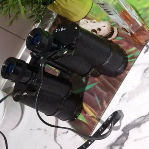 Binocular Shape Water Bottle Drink Flask Two Sided Holds Secret Liquor Gag ZJ55