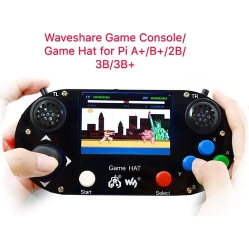 ShenzhenMaker Store Game Console/Game Hat for Raspberry Pi A+/B+/2B/3B/3B+,3.5inch IPS screen,480*320 pixel .60 frame