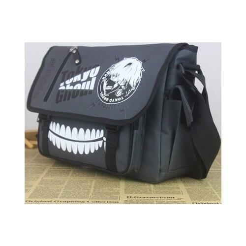 IVYYE Tokyo Ghoul Fashion Anime Canvas Shoulder Bags Soft Tote Messenger Handbag Casual Shopping Bag Lady Girls New