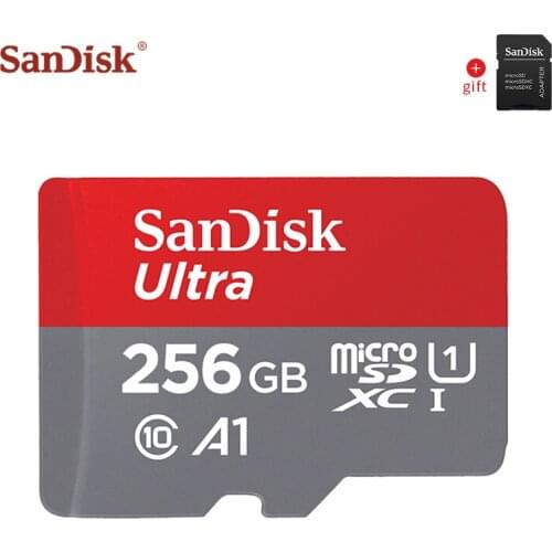 SanDisk A1 Micro SD Card 256GB 200GB 128GB 64GB 32GB 16GB Class 10 memory card flash cards Microsd tf card with free adapter