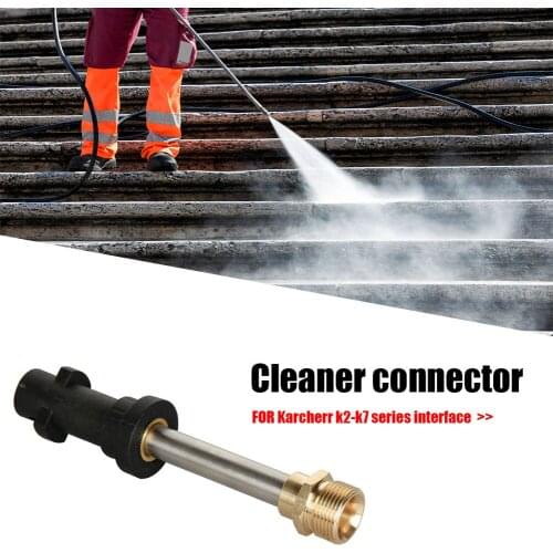 Brass Pressure Washer Gun Quick Connector to M22 14mm Wash Spray Gun Male Extension Adapter for Karcher K2 K3 K4 K5 K6 K7